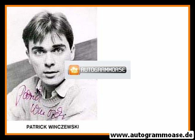 Autogramm Schauspieler | Patrick WINCZEWSKI | 1980er (Portrait SW)