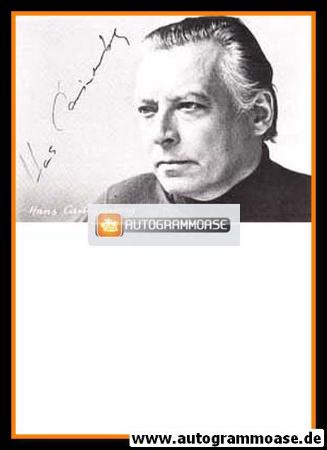 Autogramm Schauspieler | Hans CANINENBERG | 1980er (Portrait SW) 