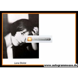 Autogramm Schauspieler | Lena STOLZE | 1980er (Portrait SW)