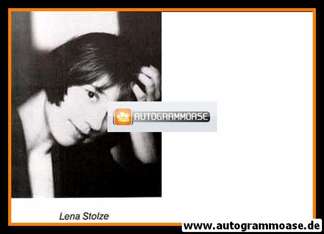 Autogramm Schauspieler | Lena STOLZE | 1980er (Portrait SW)