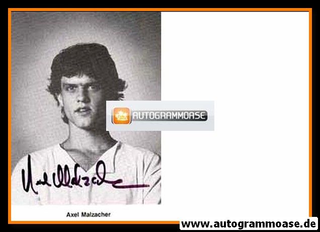 Autogramm Schauspieler | Axel MALZACHER | 1980er (Portrait SW)