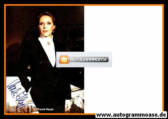 Autogramm Schauspieler | Ursula HEYER | 1990er (Portrait Color)