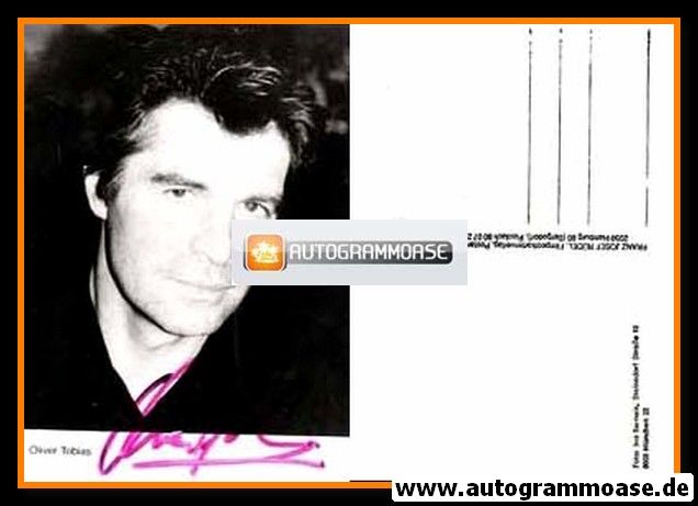 Autogramm Schauspieler | Oliver TOBIAS | 1980er (Portrait SW Rüdel)
