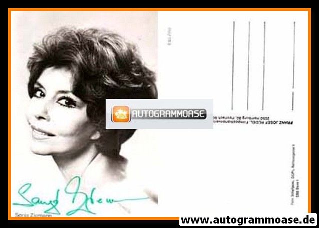 Autogramm Schauspieler | Sonja ZIEMANN | 1970er (Portrait SW Rüdel)