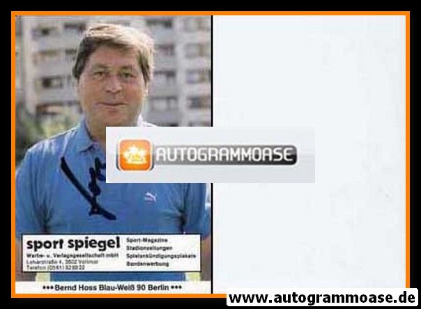 Autogramm Fussball | Blau-Weiss 90 Berlin | 1986 | Bernd HOSS