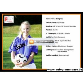 Autogramm Fussball (D) | WFV | 2000er | Julika BERGHOLZ