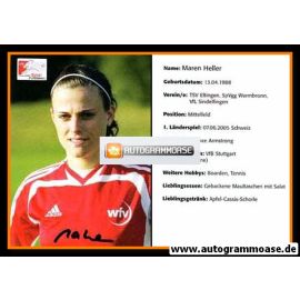 Autogramm Fussball (Damen) | WFV | 2000er | Maren HELLER