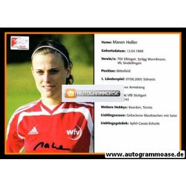 Autogramm Fussball (D) | WFV | 2000er | Maren HELLER