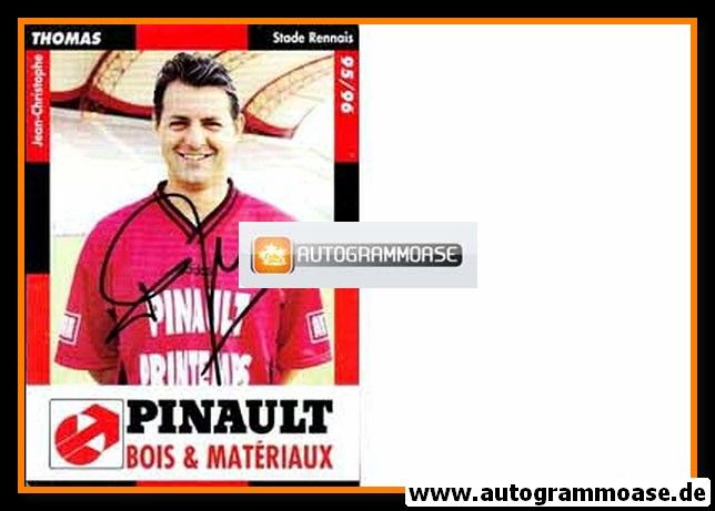 Autogramm Fussball | Stade Rennes | 1995 | Jean-Christophe THOMAS