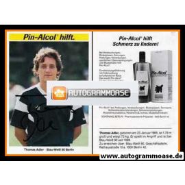 Autogramm Fussball | Blau-Weiss 90 Berlin | 1988 | Thomas ADLER