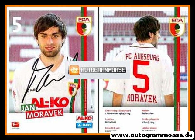 Autogramm Fussball | FC Augsburg | 2011 | Jan MORAVEK