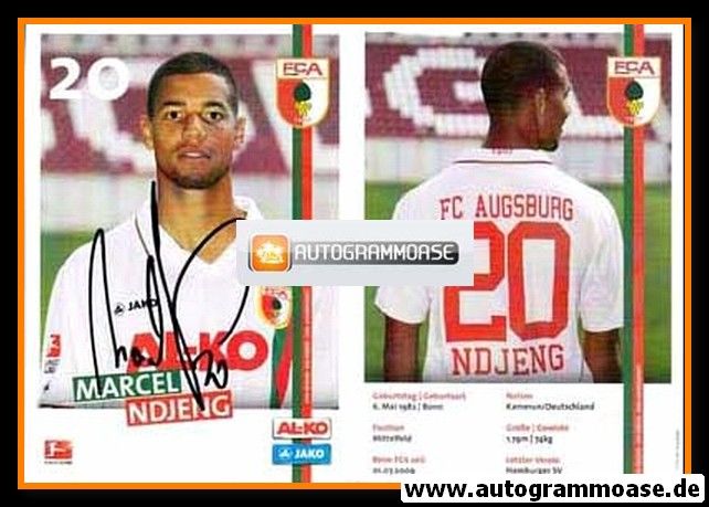 Autogramm Fussball | FC Augsburg | 2011 | Marcel NDJENG