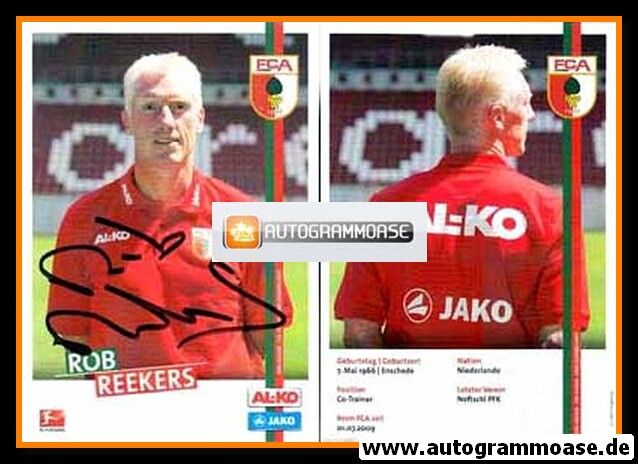 Autogramm Fussball | FC Augsburg | 2011 | Rob REEKERS