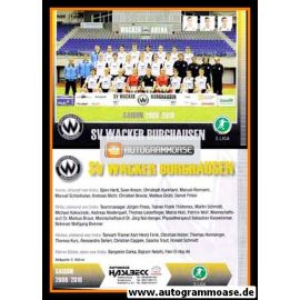 Mannschaftskarte Fussball | SV Wacker Burghausen | 2009