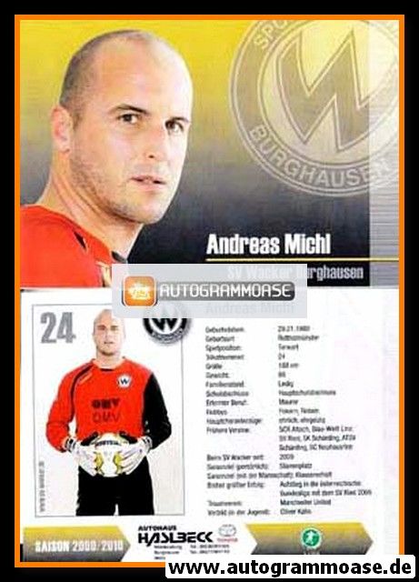 AK Fussball | SV Wacker Burghausen | 2009 | Andreas MICHL