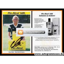 Autogramm Fussball | Blau-Weiss 90 Berlin | 1988 | Peter MEIER