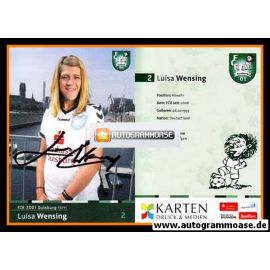 Autogramm Fussball (D) | FCR 2001 Duisburg | 2010 | Luisa WENSING