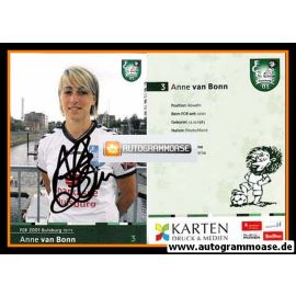 Autogramm Fussball (D) | FCR 2001 Duisburg | 2010 | Anne VAN BONN