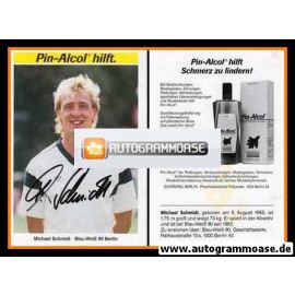 Autogramm Fussball | Blau-Weiss 90 Berlin | 1988 | Michael SCHMIDT