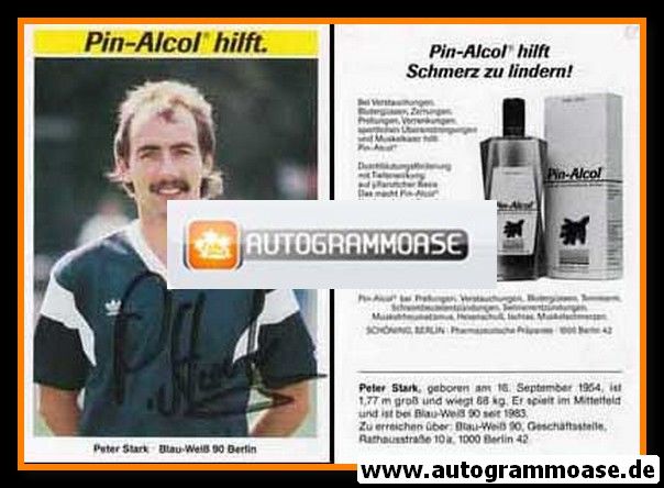 Autogramm Fussball | Blau-Weiss 90 Berlin | 1988 | Peter STARK