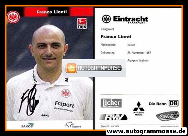 Autogramm Fussball | Eintracht Frankfurt | 2005 | Franco LIONTI