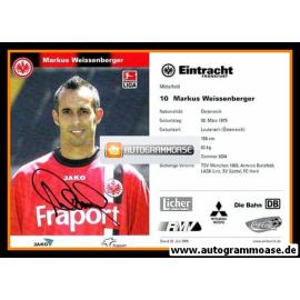 Autogramm Fussball | Eintracht Frankfurt | 2005 | Markus WEISSENBERGER