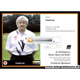 Autogramm Fussball | Eintracht Frankfurt | 2000 | Friedel LUTZ