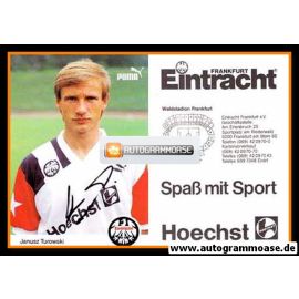 Autogramm Fussball | Eintracht Frankfurt | 1990 | Janusz TUROWSKI