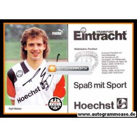 Autogramm Fussball | Eintracht Frankfurt | 1990 | Ralf WEBER