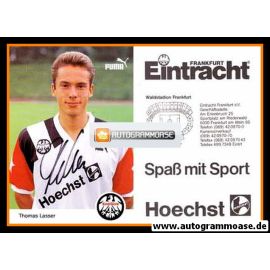 Autogramm Fussball | Eintracht Frankfurt | 1990 | Thomas LASSER