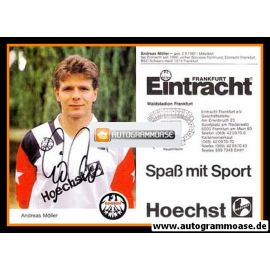 Autogramm Fussball | Eintracht Frankfurt | 1990 | Andreas MÖLLER