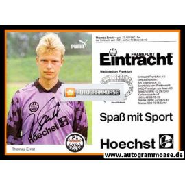 Autogramm Fussball | Eintracht Frankfurt | 1990 | Thomas ERNST