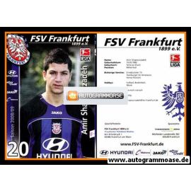 Autogrammkarte Fussball | FSV Frankfurt | 2008 | Amir SHAPOURZADEH