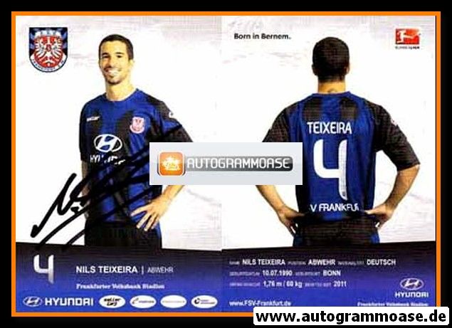 Autogramm Fussball | FSV Frankfurt | 2011 | Nils TEIXEIRA
