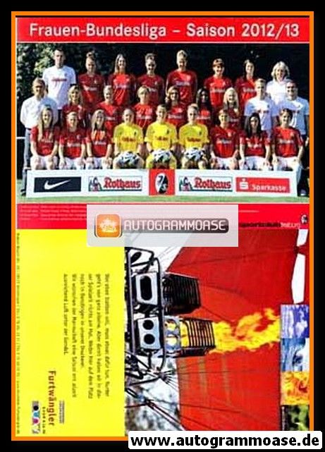 Mannschaftskarte Fussball (D) | SC Freiburg | 2012