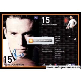 Autogramm Fussball | Hamburger SV | 2007 | Piotr TROCHOWSKI