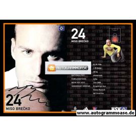 Autogramm Fussball | Hamburger SV | 2007 | Miso BRECKO