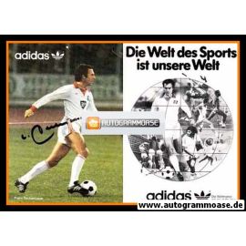 Autogramm Fussball | Hamburger SV | 1980er Adidas | Franz BECKENBAUER