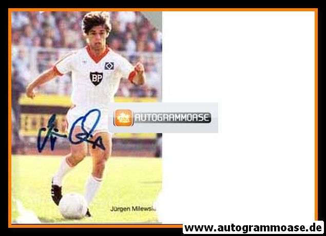 Autogramm Fussball | Hamburger SV | 1982 | Jürgen MILEWSKI