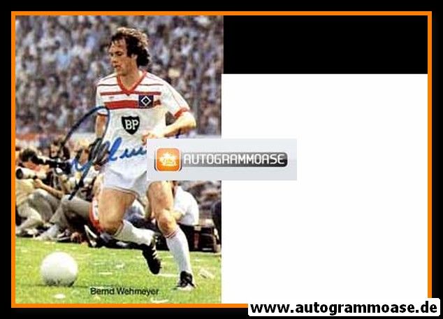 Autogramm Fussball | Hamburger SV | 1983 | Bernd WEHMEYER