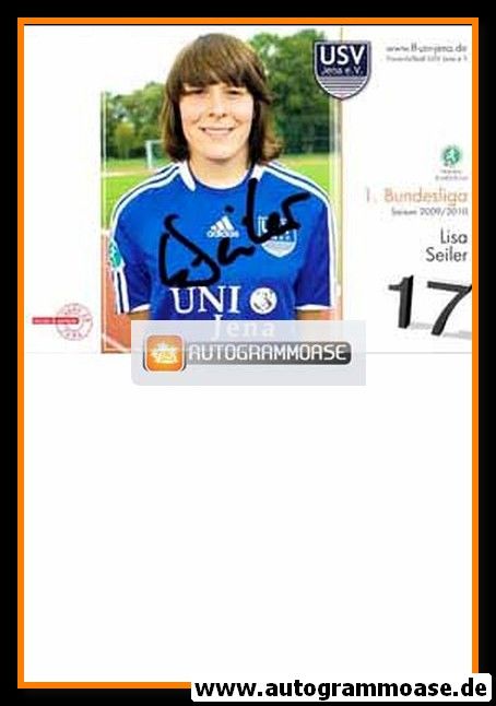 Autogramm Fussball (D) | USV Jena | 2009 | Lisa SEILER