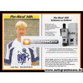 Autogramm Fussball | Blau-Weiss 90 Berlin | 1991 | Jürgen MOHR
