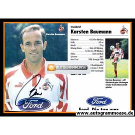 Autogramm Fussball | 1. FC Köln | 1994 | Karsten BAUMANN