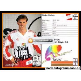 Autogramm Fussball | Bayer Leverkusen | 1991-2 | Marko SCHRÖDER
