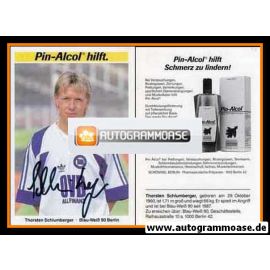 Autogramm Fussball | Blau-Weiss 90 Berlin | 1991 | Thorsten SCHLUMBERGER