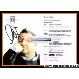 Autogramm Fussball | 2000er | Bernd REISIG (RMG)
