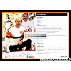 Autogramm Fussball | 2000er | Horst KÖPPEL (Kyocera) 2
