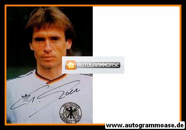 Autogramm Fussball | DFB | 1980er Foto | Norbert EDER (Portrait Color)