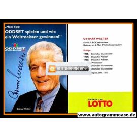 Autogramm Fussball | DFB | 2000er | Ottmar WALTER (Portrait Color) Lotto Oddset