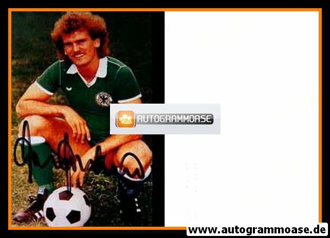 Autogramm Fussball | DFB | 1980er Foto | Ronald BORCHERS